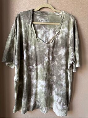 aerie Neutral Olive Logo Tee